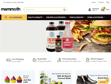 Tablet Screenshot of mammothbuys.com